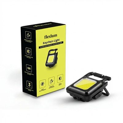 Vodoodporen obesek za ključe z lučko in odpiračem za steklenice